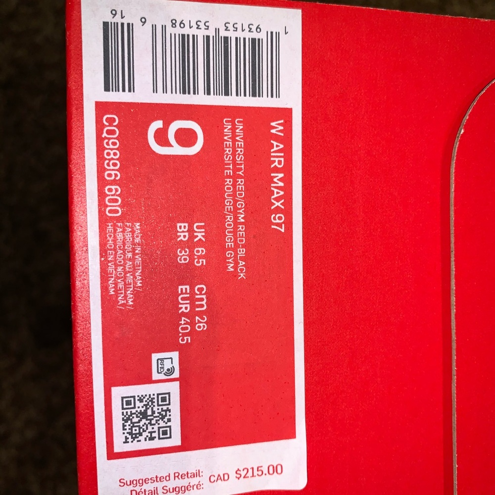 Red Nike 97s - Picture 4 of 4